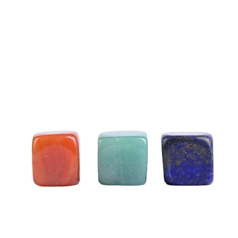 Natural Crystal Cube Rough Polishing Aromatherapy Stone Diffuser Stone White Crystal Rough Decorative Pendulum